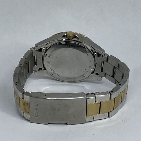 Fossil ES3204 Women's Gold Stainless Steel Analog Dial Quartz Wrist Watch HK1097 - Picture 10 of 12